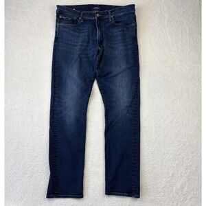 POLO RALPH LAUREN 'Sullivan Slim' Mens Jeans 36/34 Blue Stretch Tapered Preppy